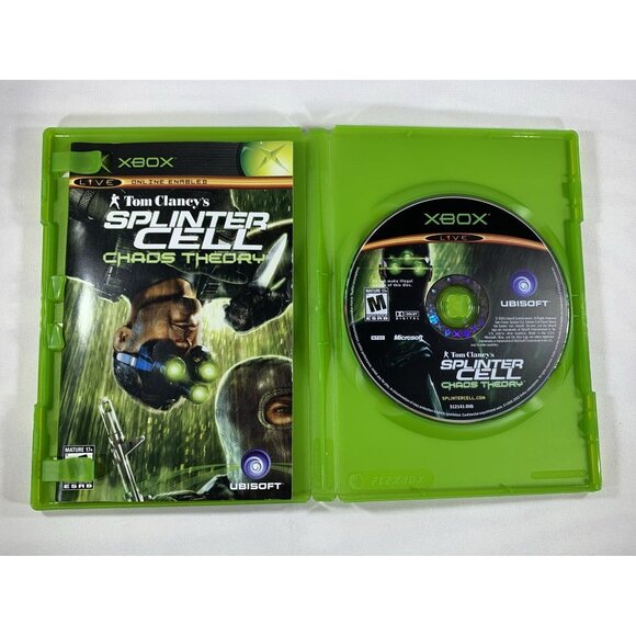 Tom Clancy's Splinter Cell Chaos Theory Xbox 2005 Video Game with Manual Tested - Picture 2 of 6